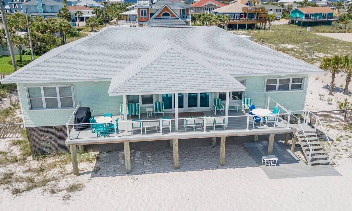 Villa Segunda House | 5 BR Gulf Front Home | Pet Friendly | Sleeps 14 | Panoramic Views of Gulf