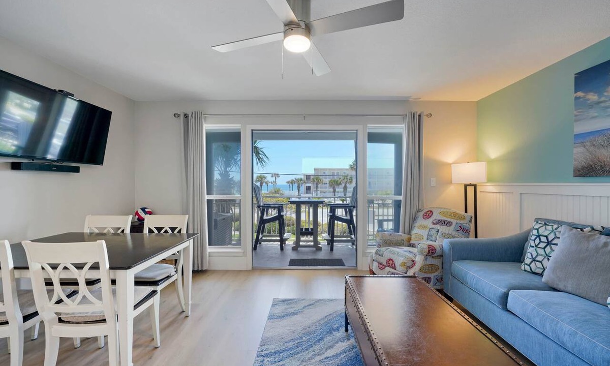 Crystal Beach Condo | Across from the beach! Grand Caribbean West 202