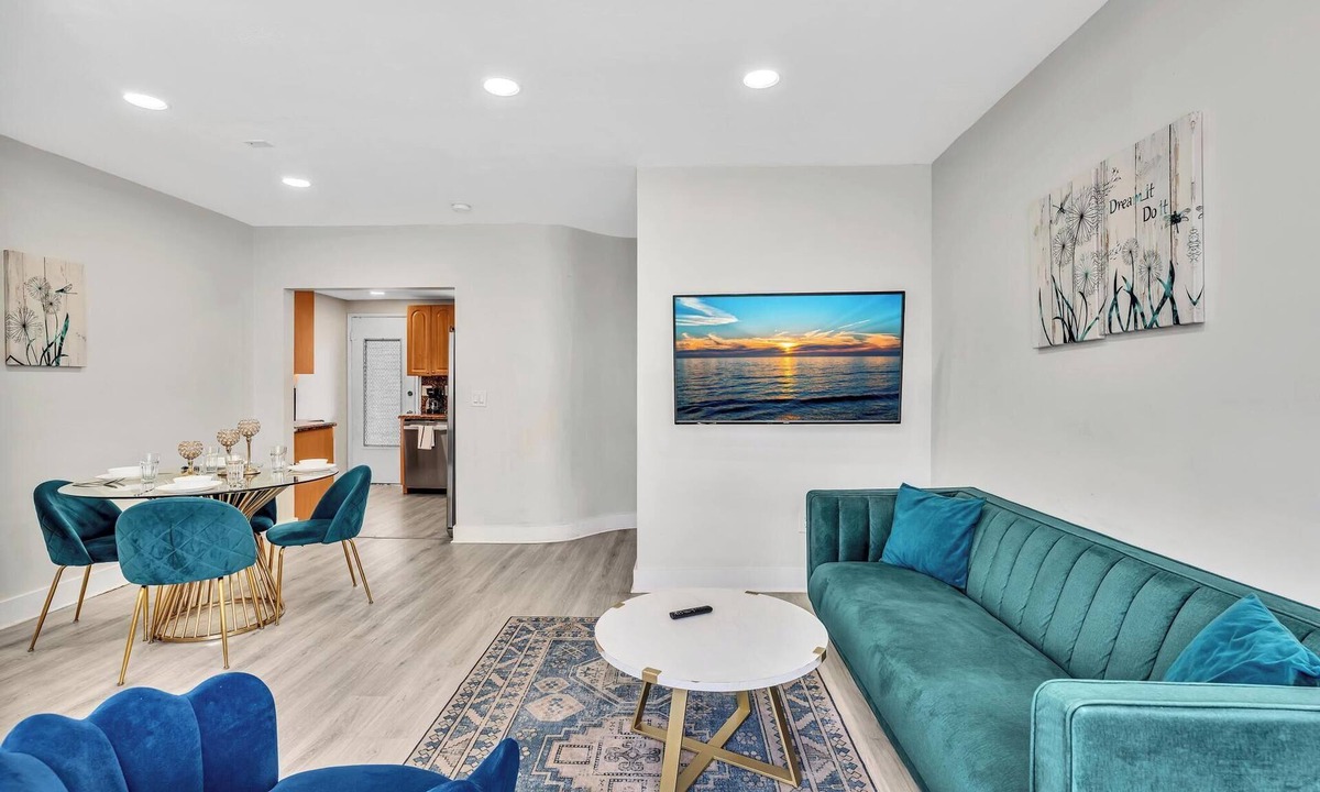 Bay Harbor Islands Apartment | Airy 2BR in Bay Harbor Islands close to beach, shopping, and dining