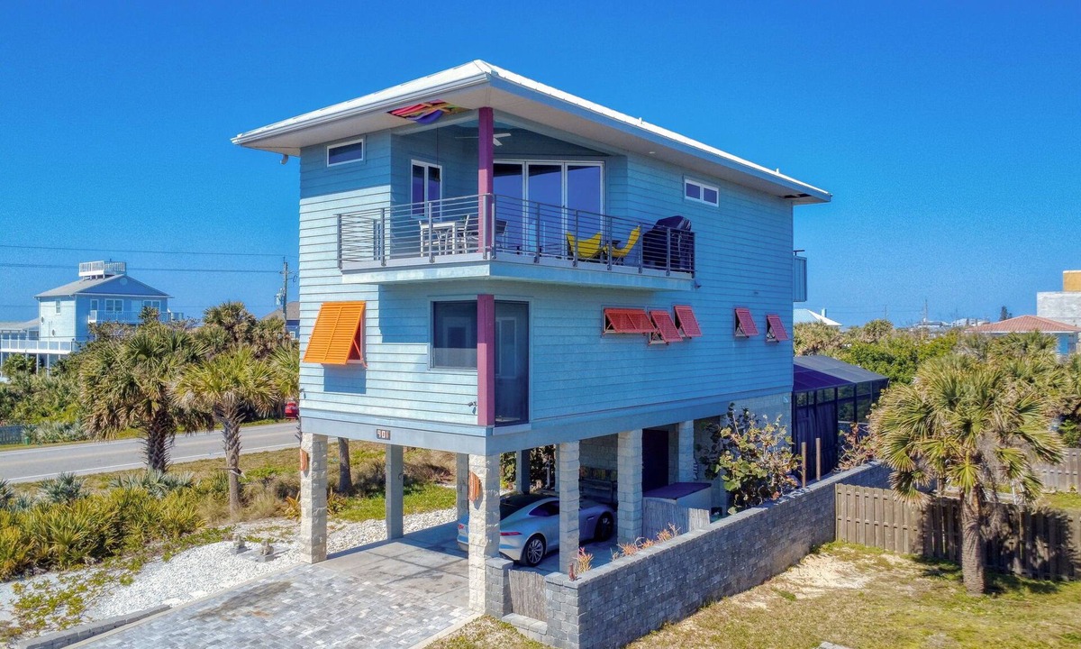 Bethune Beach House | Architectural Beach Retreat with Private Pool, Hot tub & Ocean Views