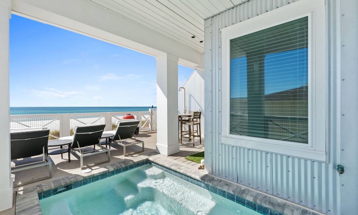 Crescent Beach House | Beachfront Home Salty Smiles - Sleeps 18, Private Pool, Beachfront, Family Fun