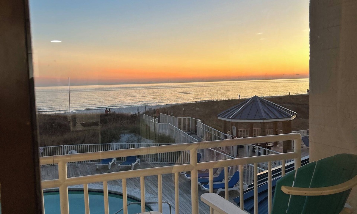 Orange Beach Condo | Beautiful Gulf Front View Studio # 142 looking at the Gulf!