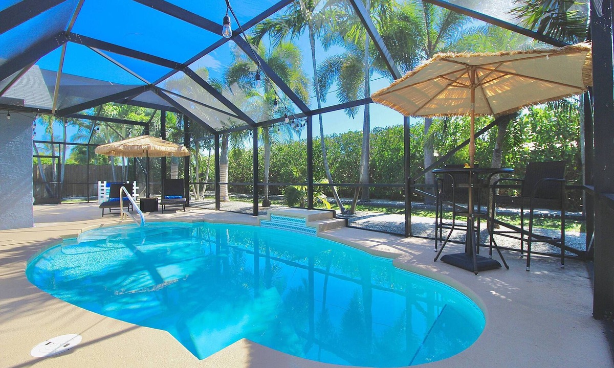 Port Saint Lucie House | Blue Haven Villa - Gem of Port St. Lucie; Private Heated Saltwater Pool.