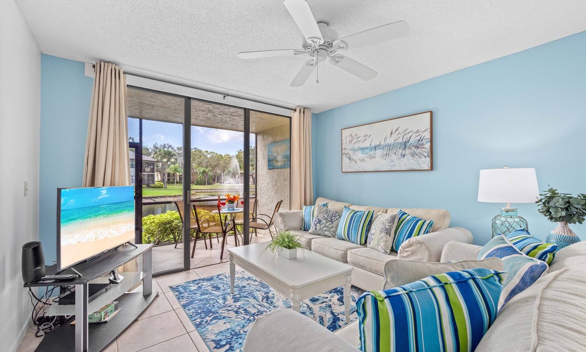 Trailer Estates Condo | *Casa Bella* Waterfront View! 2BR, w/2 Pools, Mins to IMG/Beach/Anna Maria Isl