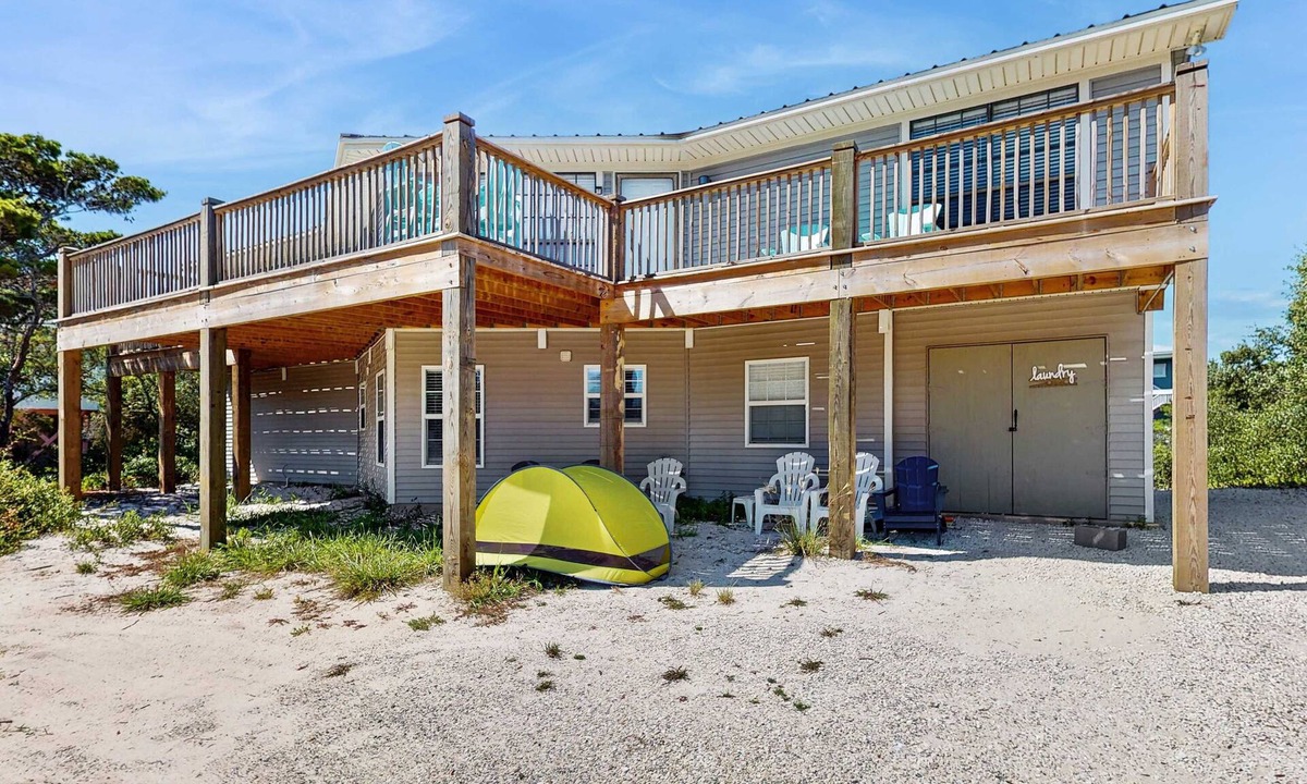 Surf Side Shores Condo | Downstairs duplex near the beach with full kitchen, WiFi, cable, partial AC