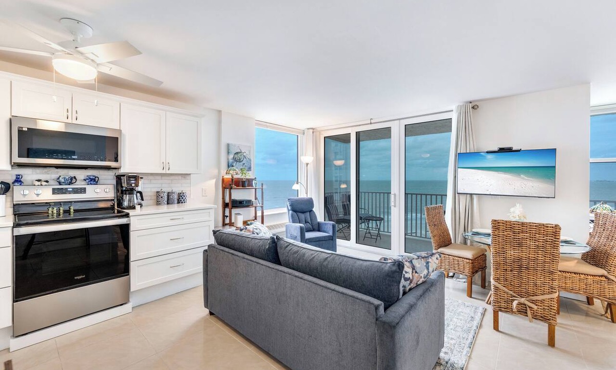 South Island Condo | Estero Beach & Tennis Beachfront Condo w/Direct Gulf View 906A Serenity and Sun