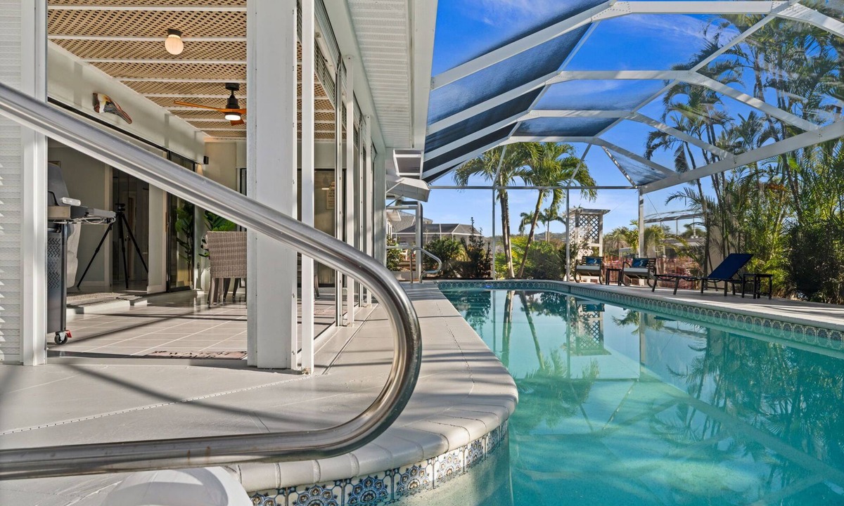 Saint James City House | 🌴Heated Salt Water Pool - Waterfront - Pool Table. 2420 Sapodilla Ln | St James City | 2 Bedroom 2 Bath. Welcome to your private slice of paradise—where laid-back island charm meets elevated coastal comfort.