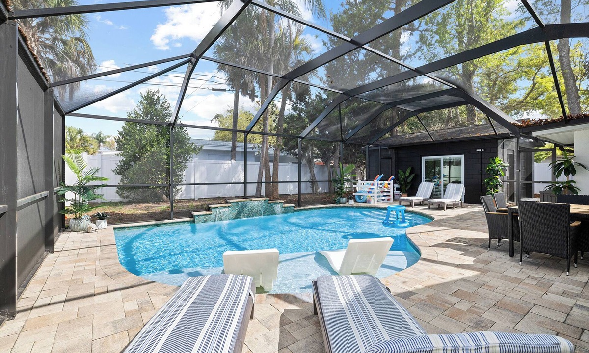 St. Petersburg House | Inground Pool w/Game Room - Fully Renovated Modern Farmhouse