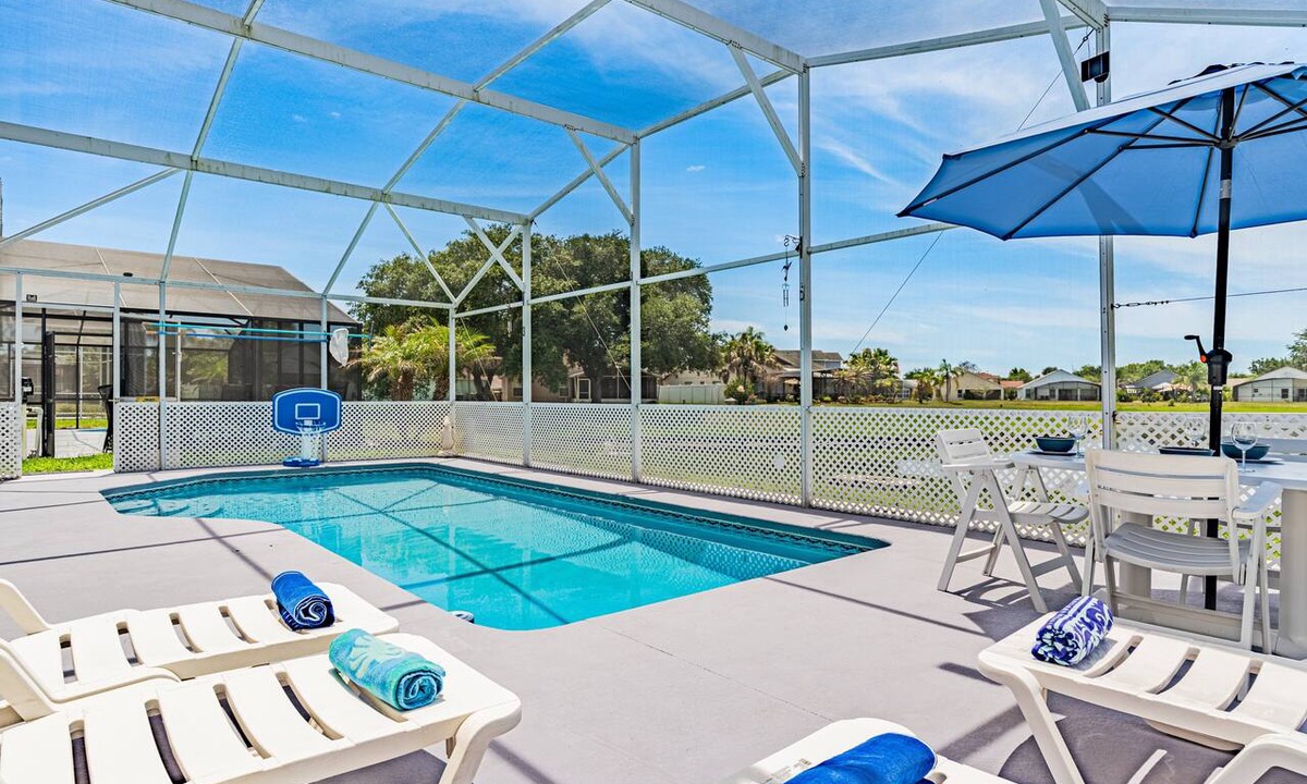 Crescent Lakes Villa | Lake Serenity Retreat Private Pool, Lake Views, Game Room & Outdoor TV
