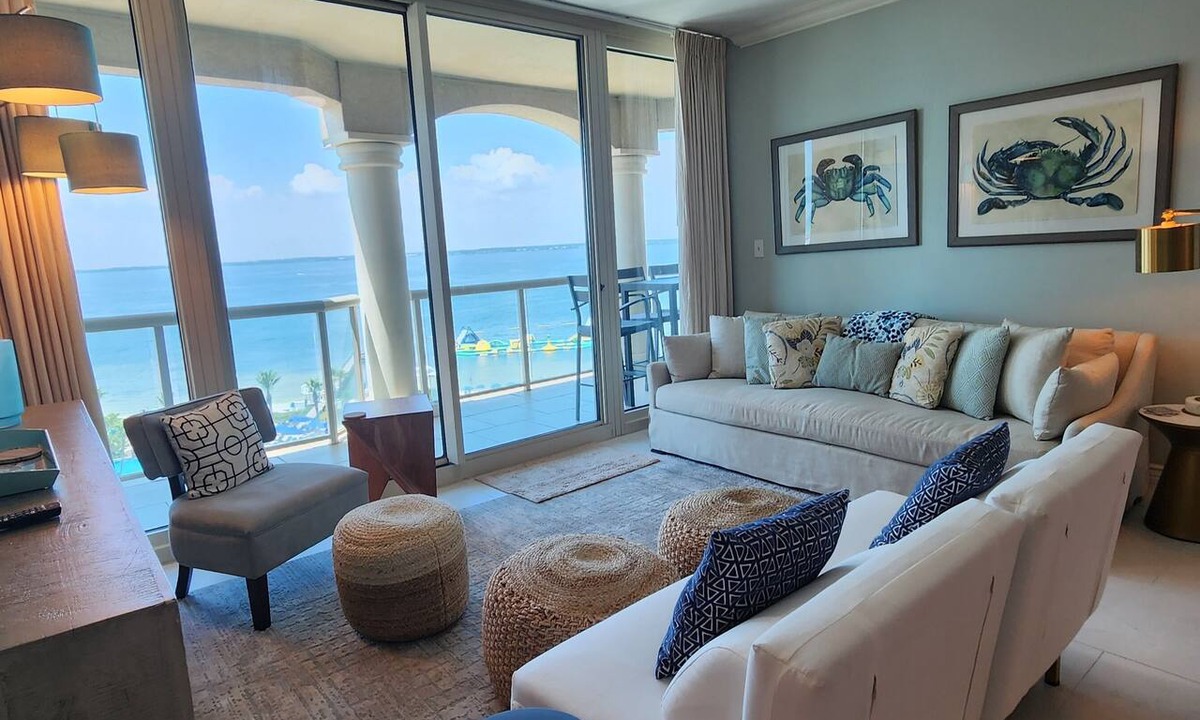 Pensacola Beach Condo | Luxurious Renovated 2 BR at Portofino's Family Friendly Resort on the Beach!