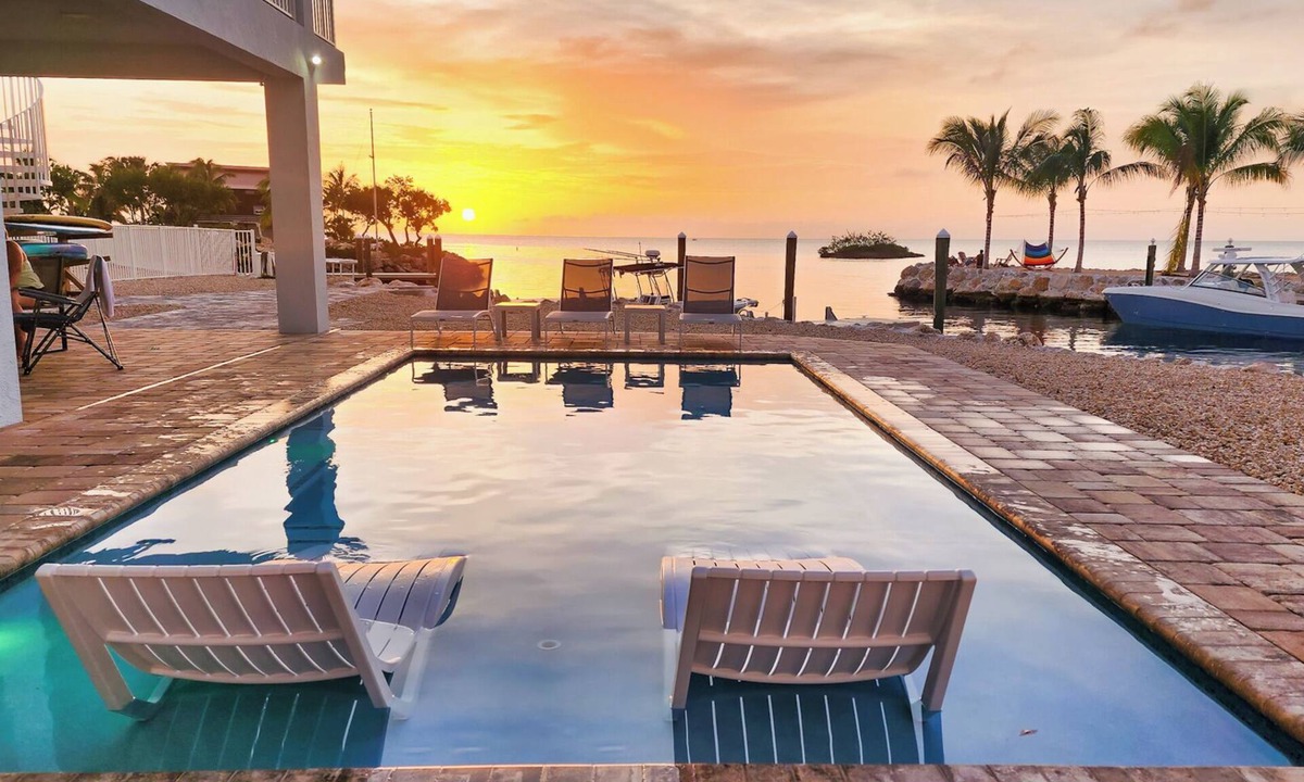 Marathon House | Luxury Waterfront Estate—Pool, Spa, Game Lounge, 2 Docks & Ramp Access—Gulfside