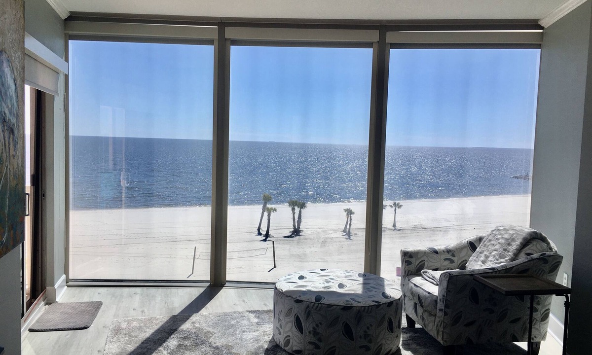 Biloxi Condo | Million Dollar Views. Direct Beachfront 5th. Floor Center Unit at Seabreeze.