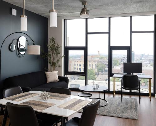 Five Points South Apartment | Modern 2BR Gem Rooftop Pool and Workspaces