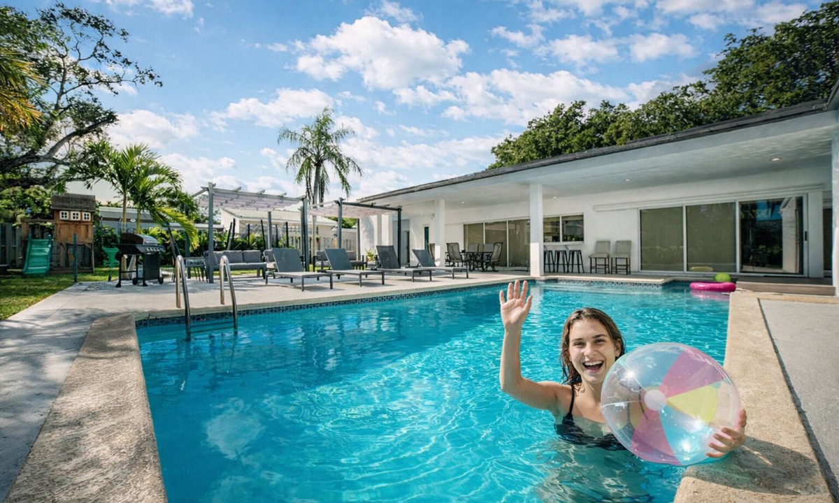 Cutler Bay House | Modern Retreat GameRoom, Court, BBQ & Playground