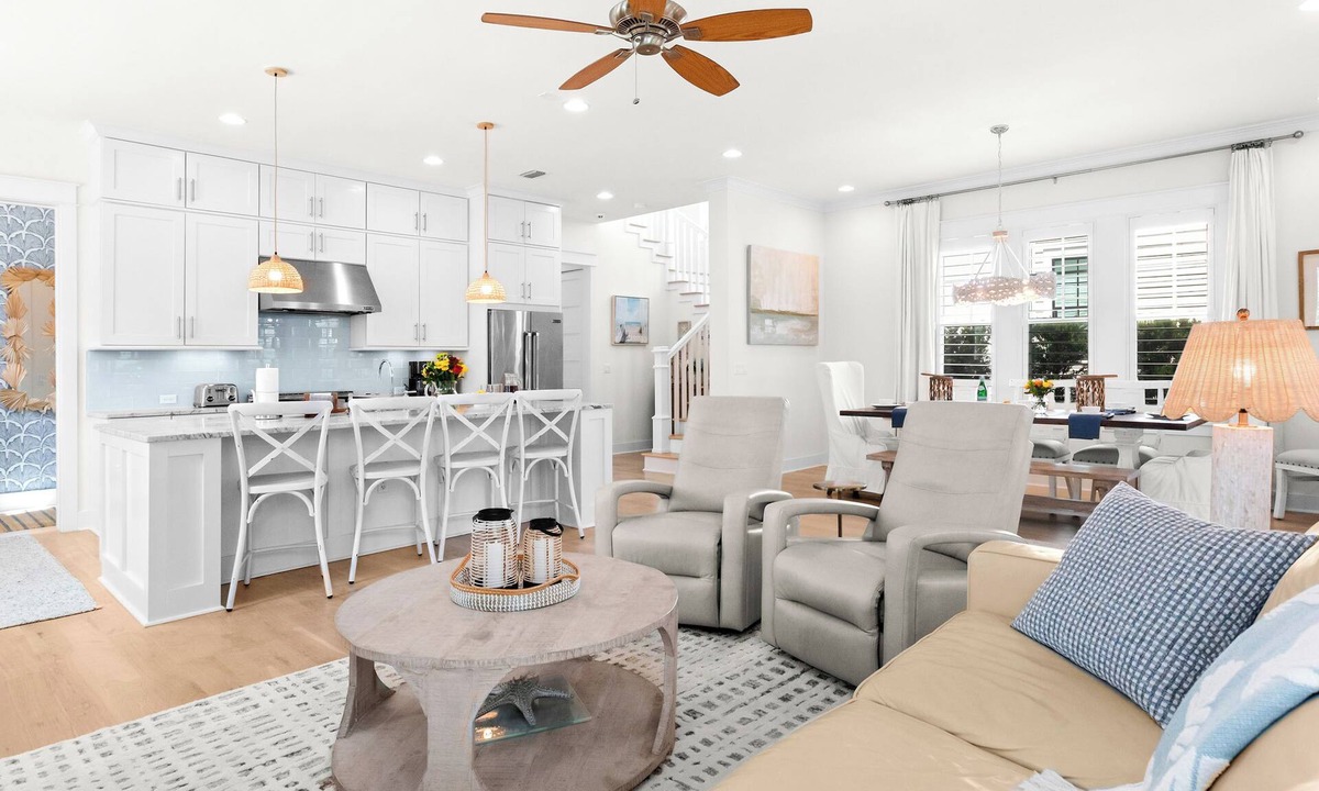 WaterSound West Beach House | NEW Private Pool, LSV, Bikes, and Carriage House 4 Min to Beach