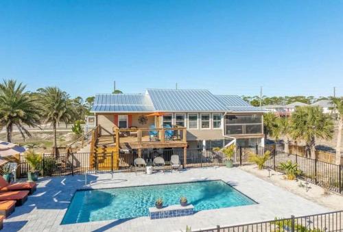 East End House | New St George Island Beach Rental Private Pool Golf Cart Included Pet Friendly Direct Beach Access