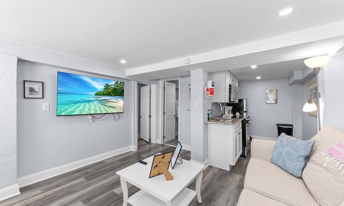 Mid Island Apartment | New to Market! Gorgeous Florida Coastal Renovation, Steps to the Sugar Sand Beach of FMB!