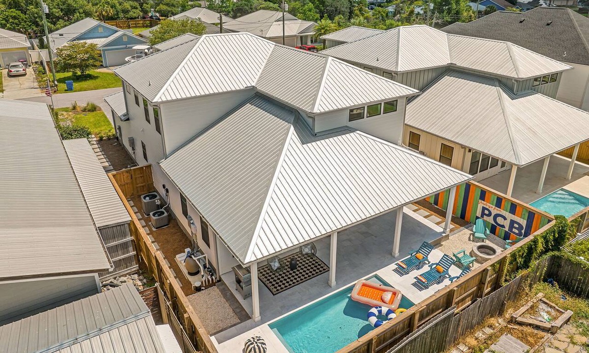 Riviera Beach House | NEW! Walk to Beach, Pool, Game Room, Lux Retreat
