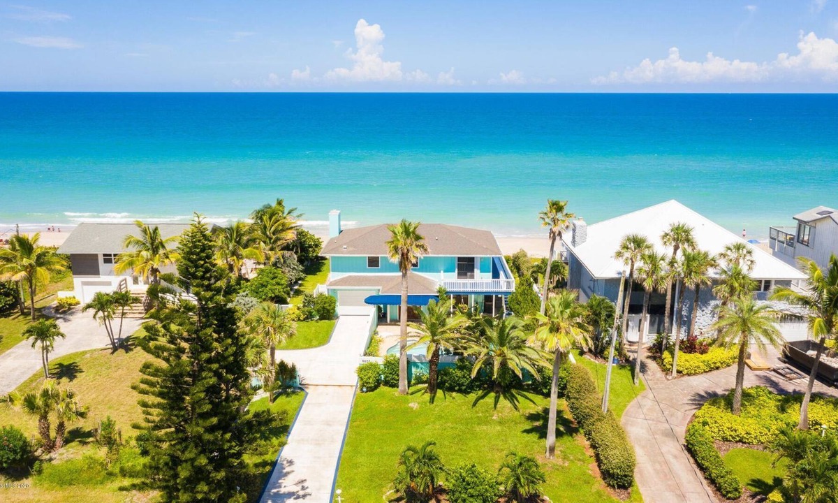 Melbourne Beach House | OCEANFRONT Beach Villa w/ PRIVATE Beach and Pool
