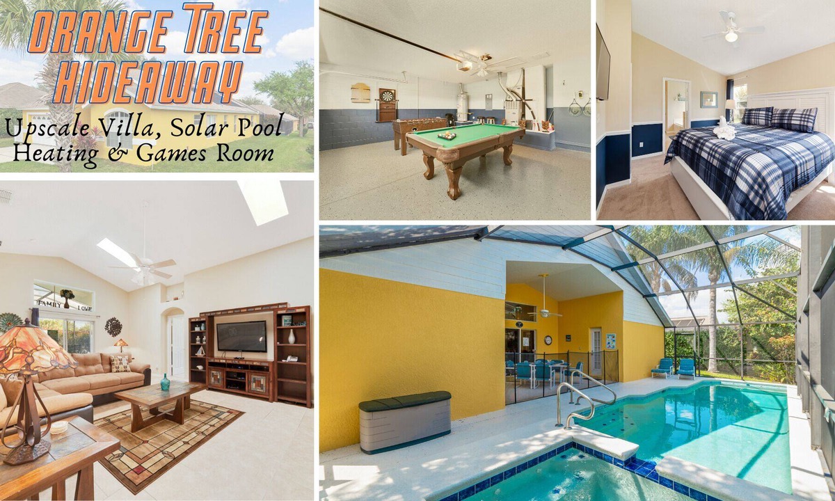 Orange Tree Villa | Orange Tree Hideaway - Solar Heating Included!