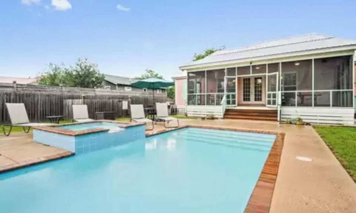 Bay St Louis Cottage | Perfect location; private seasonally heated pool One short block to the beach.