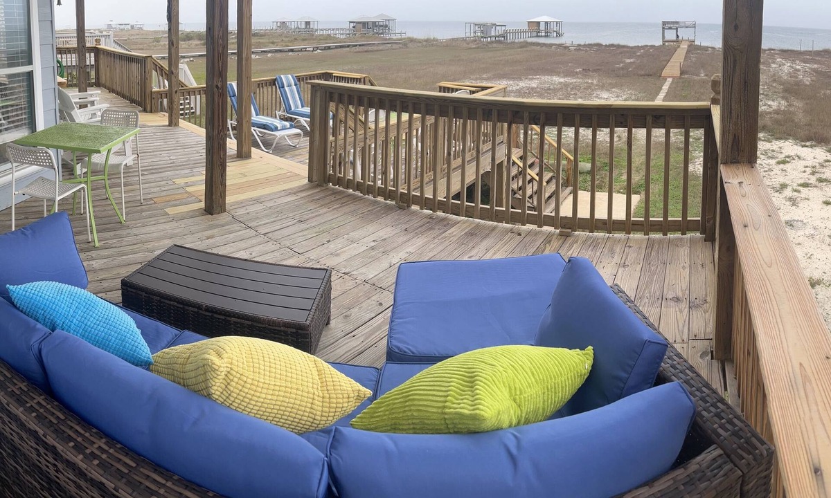 Dauphin Island House | Private beach, Private dock,Gorgeous sunsets over bay. Bring dogs. Special rates