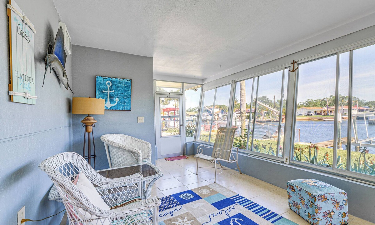 Flor-a-mar House | Private Dock! Canalfront Home: 4 Mi to Beaches