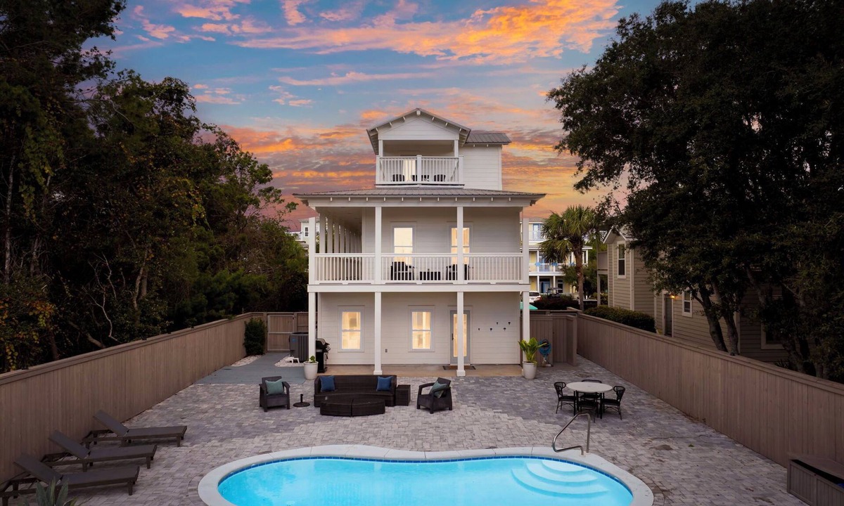 Village of Sugar Beach House | Private- Heated Pool, Golf Cart, New Beach Access!