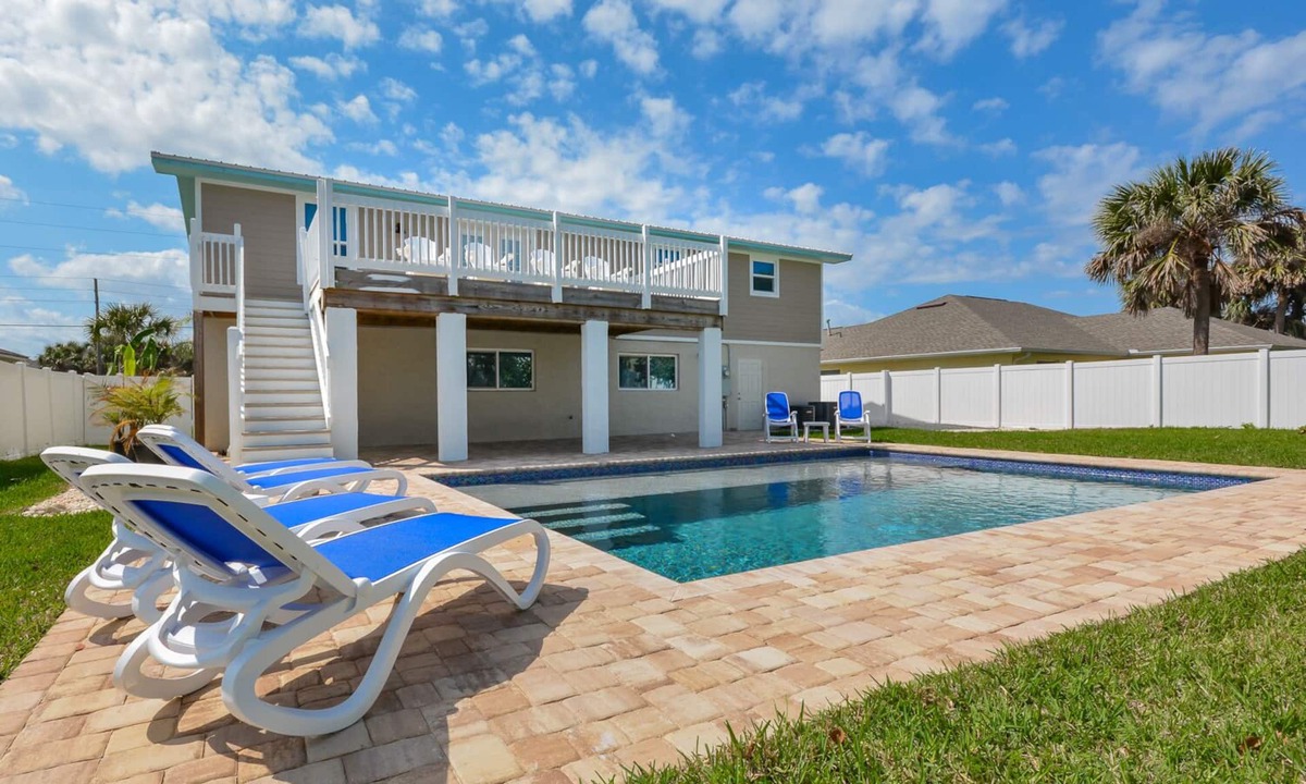 New Smyrna Beach House | '🏖️Private Pool Home Near Beach, Perfect for Monthly Stays |4717S🌊