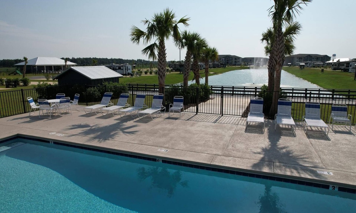 Foley Resort | RV Lot in Grand Riviera RV Resort in Foley, AL. Six Miles from the beach!