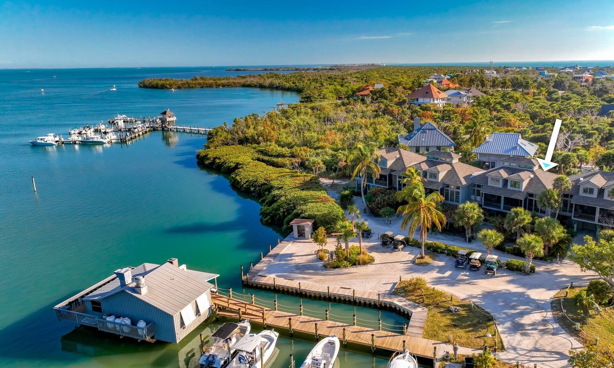 Jose's Hideaway House | Salt Shack-Waterfront townhome with dockage on charming North Captiva Island
