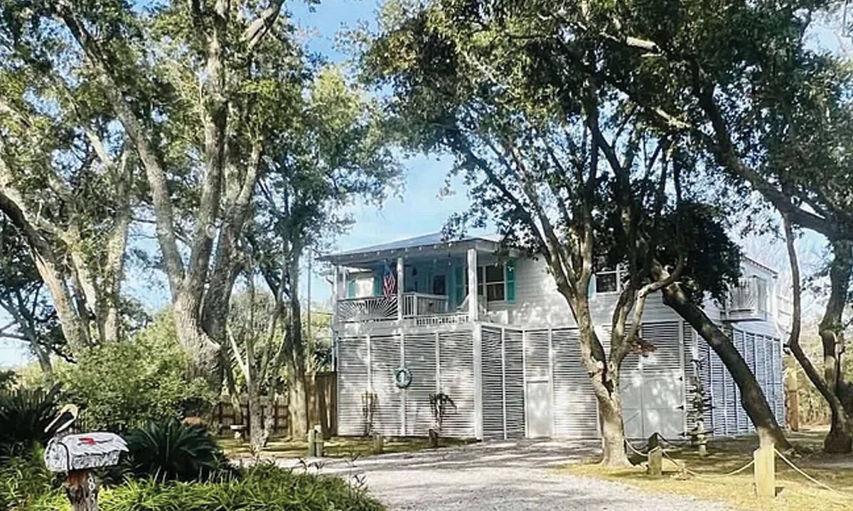 Ocean Springs House | Secluded Coastal Getaway w/Fishing Dock, Hot Tub & Open-Air Entertainment Area