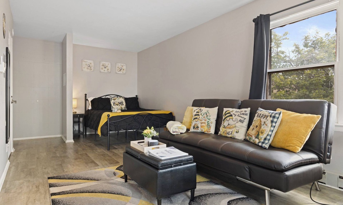 Aurora Apartment | Spacious Studio Apt/Sleeps 2/Extendedstays/Work or Vacation/FREE Wifi & Parking
