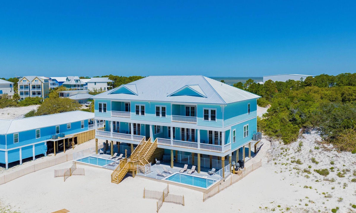 Fort Morgan House | Summertime Blues II - Beachfront, Private Pool, Pet Friendly