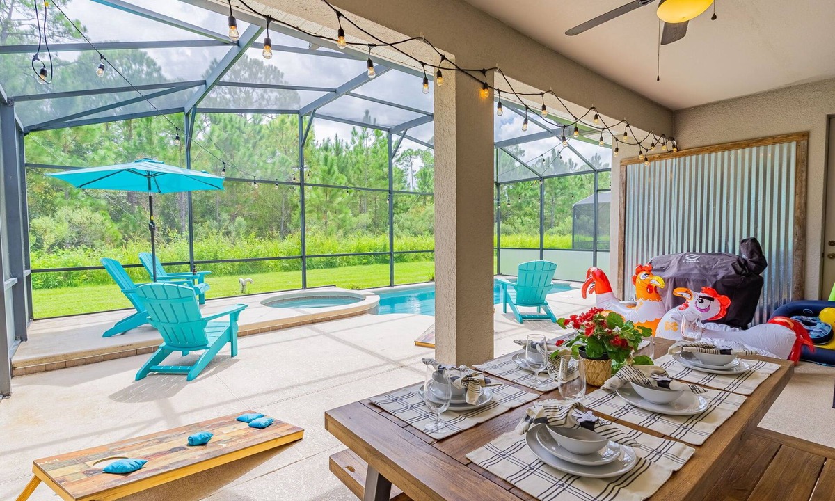 Trafalgar Village House | TOP RATED Disney Villa♥ 3 King Suites ♥ ARCADE Game Room ♥ South-Facing Pool/Spa