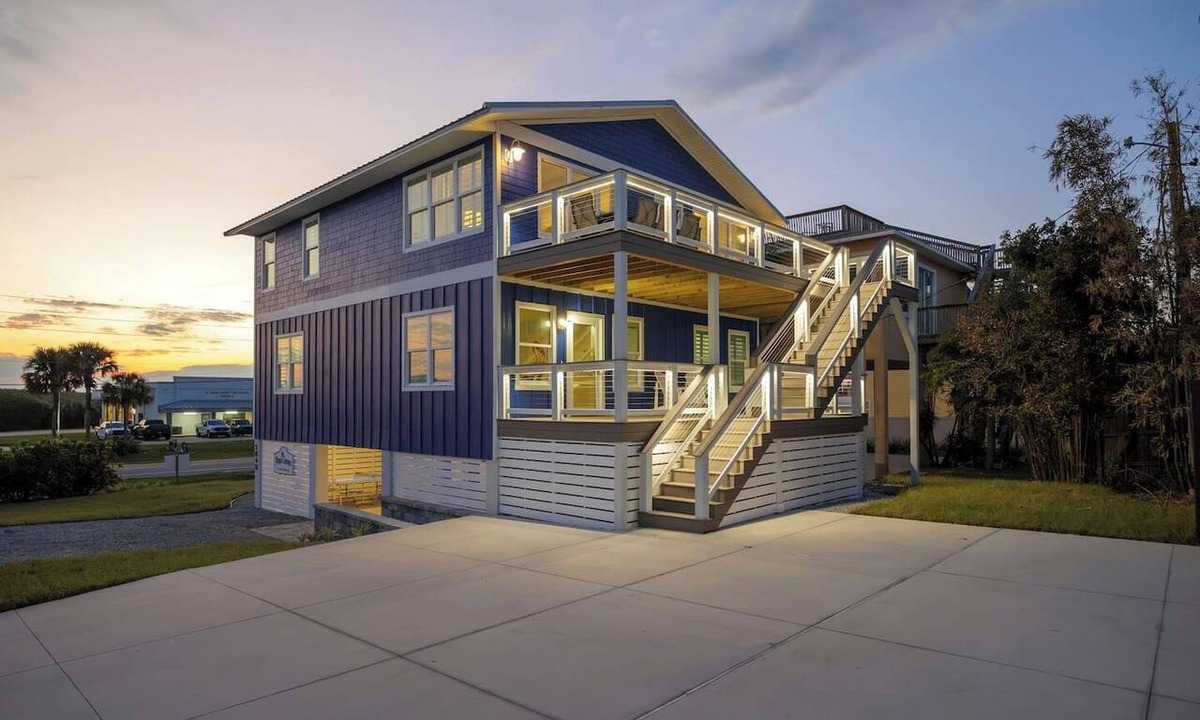 Butler Beach House | TropiCorner - Ocean Views/Hot Tub/Steps to Beach