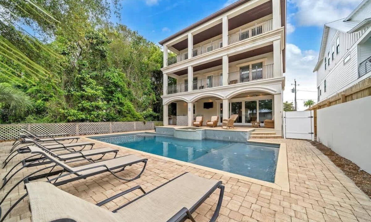 Frangista Beach House | Venetian Palace | Frangista Beach Mediterranean Home | Paws Welcome + Short Walk to the Beach!