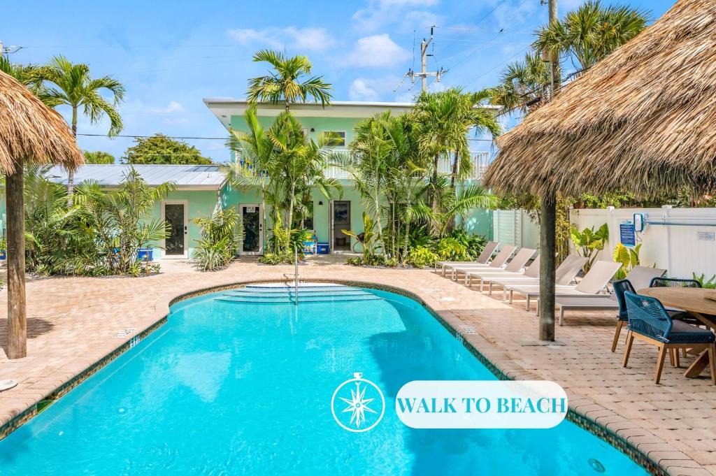 Lauderdale-by-the-Sea Resort | Walk to Beach Secluded Retreat Heated Pool LostShaker by the Sea