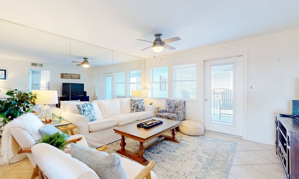 Orange Beach East Condo | Waterfront, gulf view condo by beach with pool, dock & balcony
