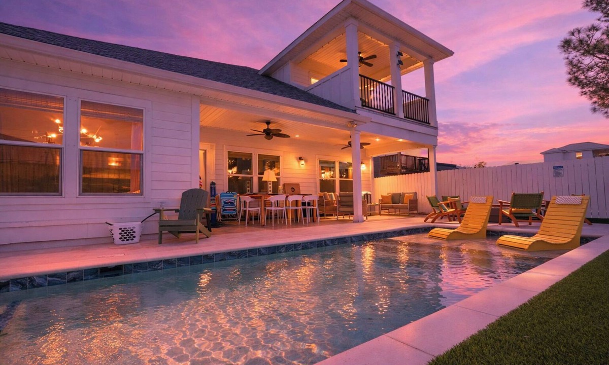 Holiday Beach House | White Sands - sleeps 14, New Pool, Arcade & Game Room, Walk to beach, Pets OK,