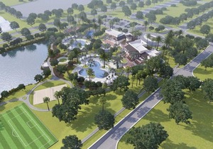 New SOLARA 5 Bdm Villa with South Facing Pool townhouse in Kissimmee