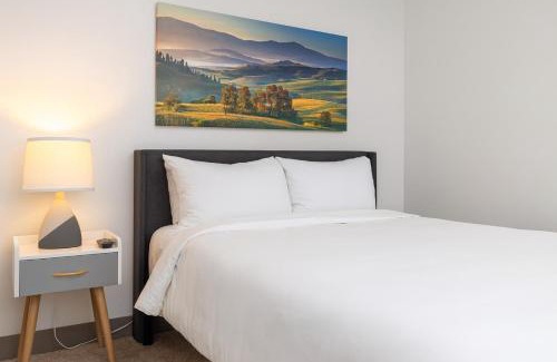 Five Points South Apartment | Modern 2BR Gem Rooftop Pool and Workspaces