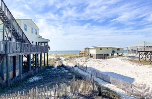 Dauphin Island House | 046 Our Beach House - Three Bedroom/two bath Gulf View home on Dauphin Island.