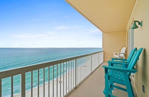Lower Grand Lagoon Condo | 12th-Floor Gulf-Front Condo at Seychelles | Quiet East End of Panama City Beach