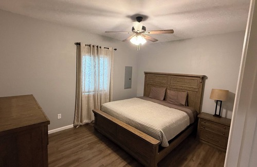 Jonesville Cabin | 2-bedroom cabin in charming Jonesville with cool AC