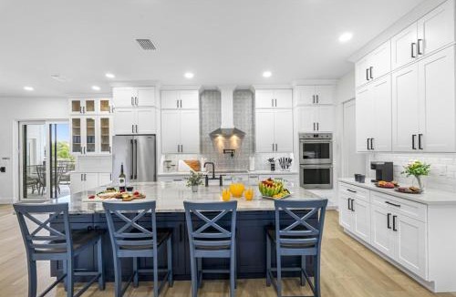 Golf and Sea Village of Apollo Beach House | 2 Million Villa Heated Pool w Luxury Spa 6BR & 6BR Waterfront by Canal
