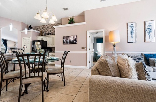 Seasons House | 4BR Villa, South-Facing Pool Near Disney