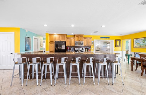 Yacht Club House | 5 Bedroom/4 Bath Saltwater Pool Home with Kayaks and Boat! Fishing off the dock!