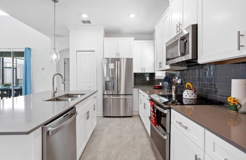 Campbell Villa | 5BR | Pool + Hot Tub + Firepit | Game Room | 26 Min Disney | Sleeps 12
