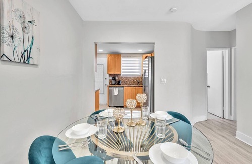 Bay Harbor Islands Apartment | Airy 2BR in Bay Harbor Islands close to beach, shopping, and dining